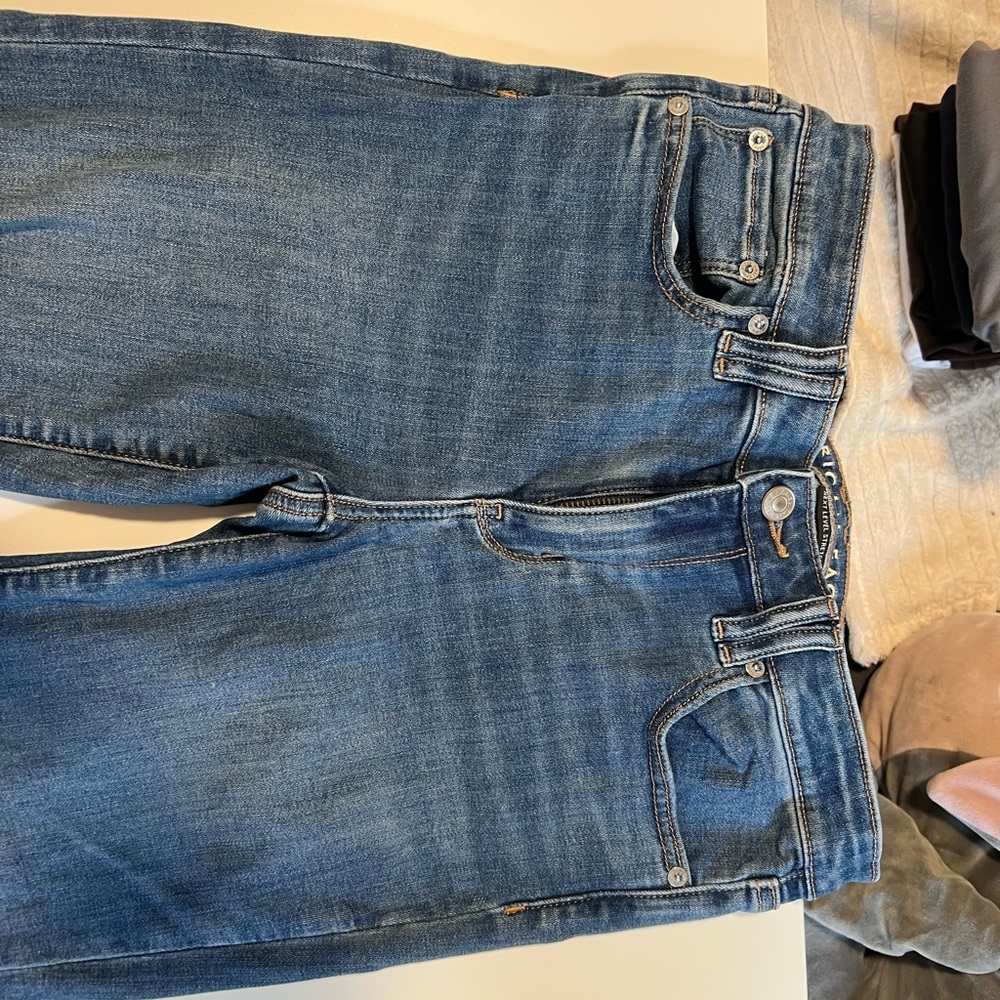 American Eagle low rise flared jeans